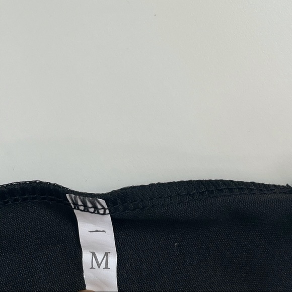 High-Waisted Black Stretch Leggings Medium - Picture 5 of 5